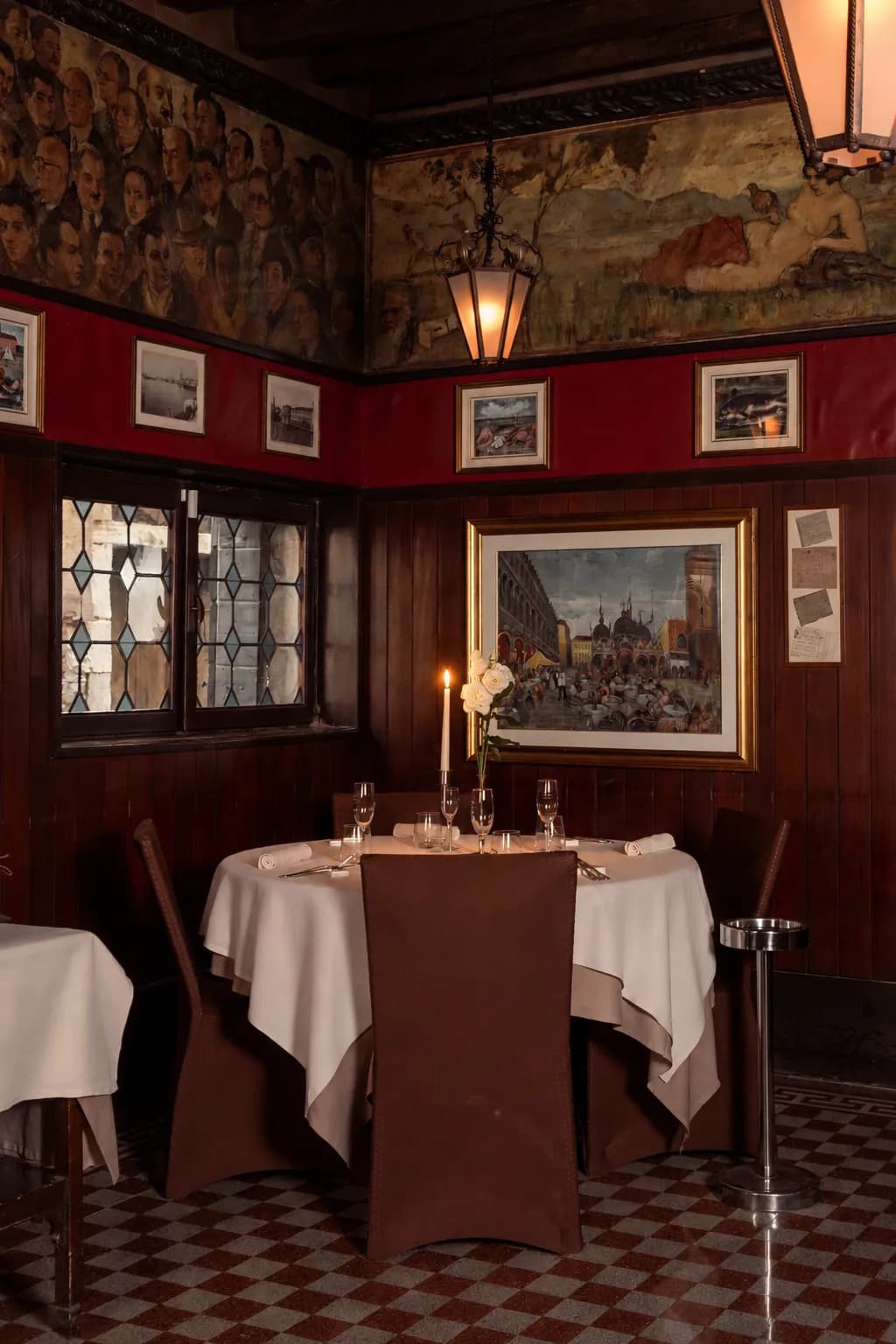 Dettaglio della Sala dei 7 Vizi Capitali, Antica Trattoria Poste Vecie