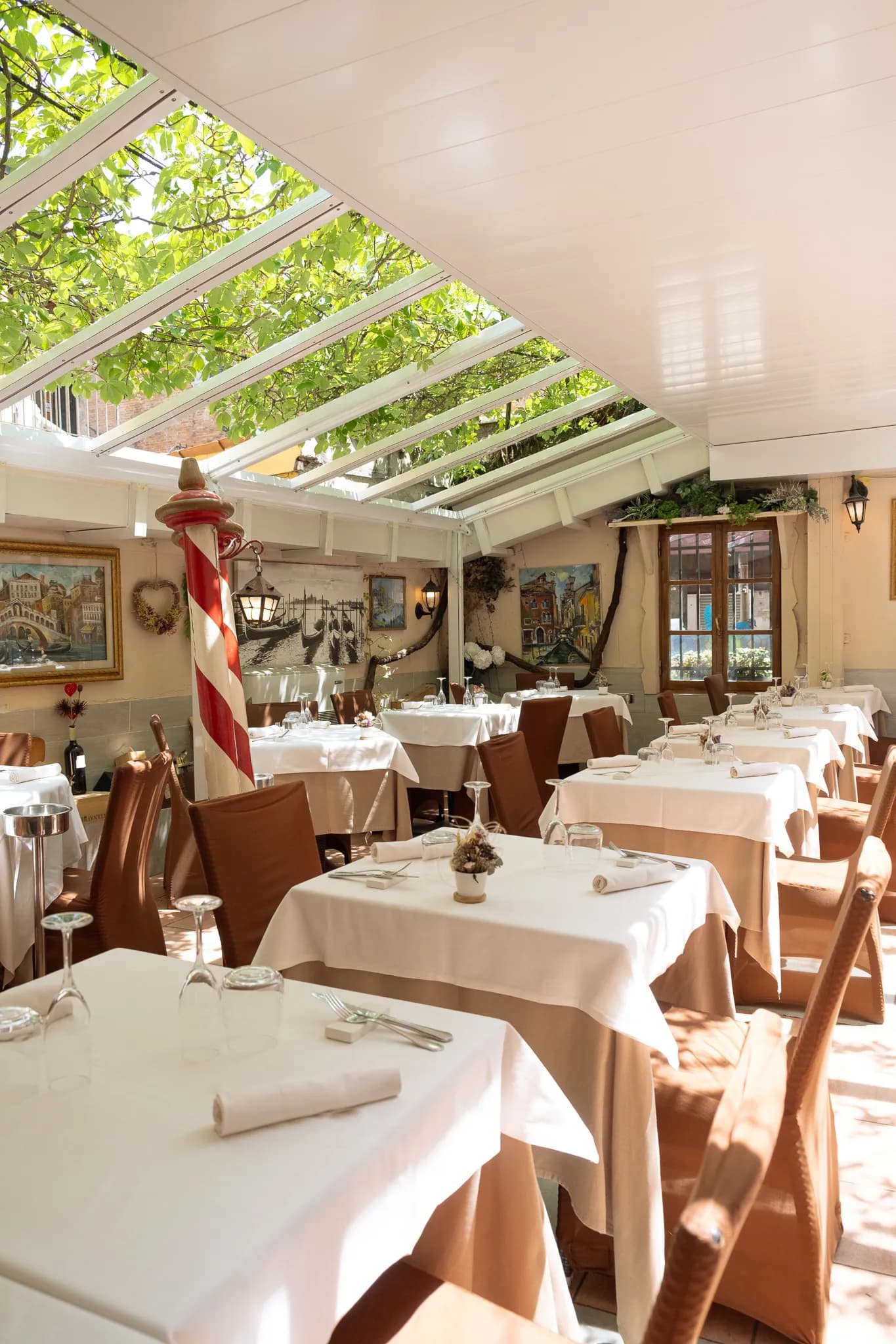 La sala giardino, Antica Trattoria Poste Vecie